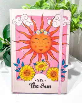 Cuaderno carta tarot sol