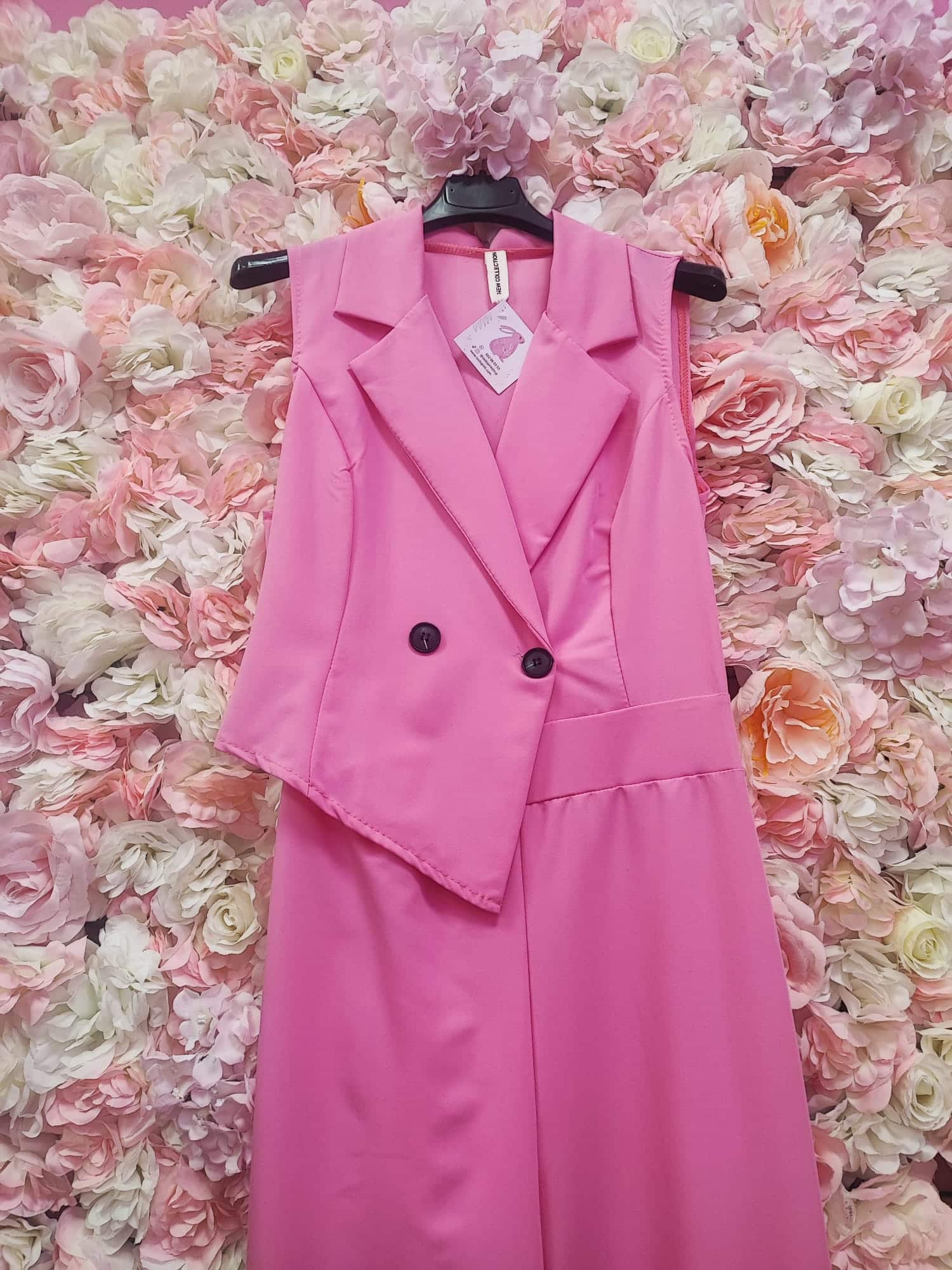 Mono largo elegante rosa - Imagen 4