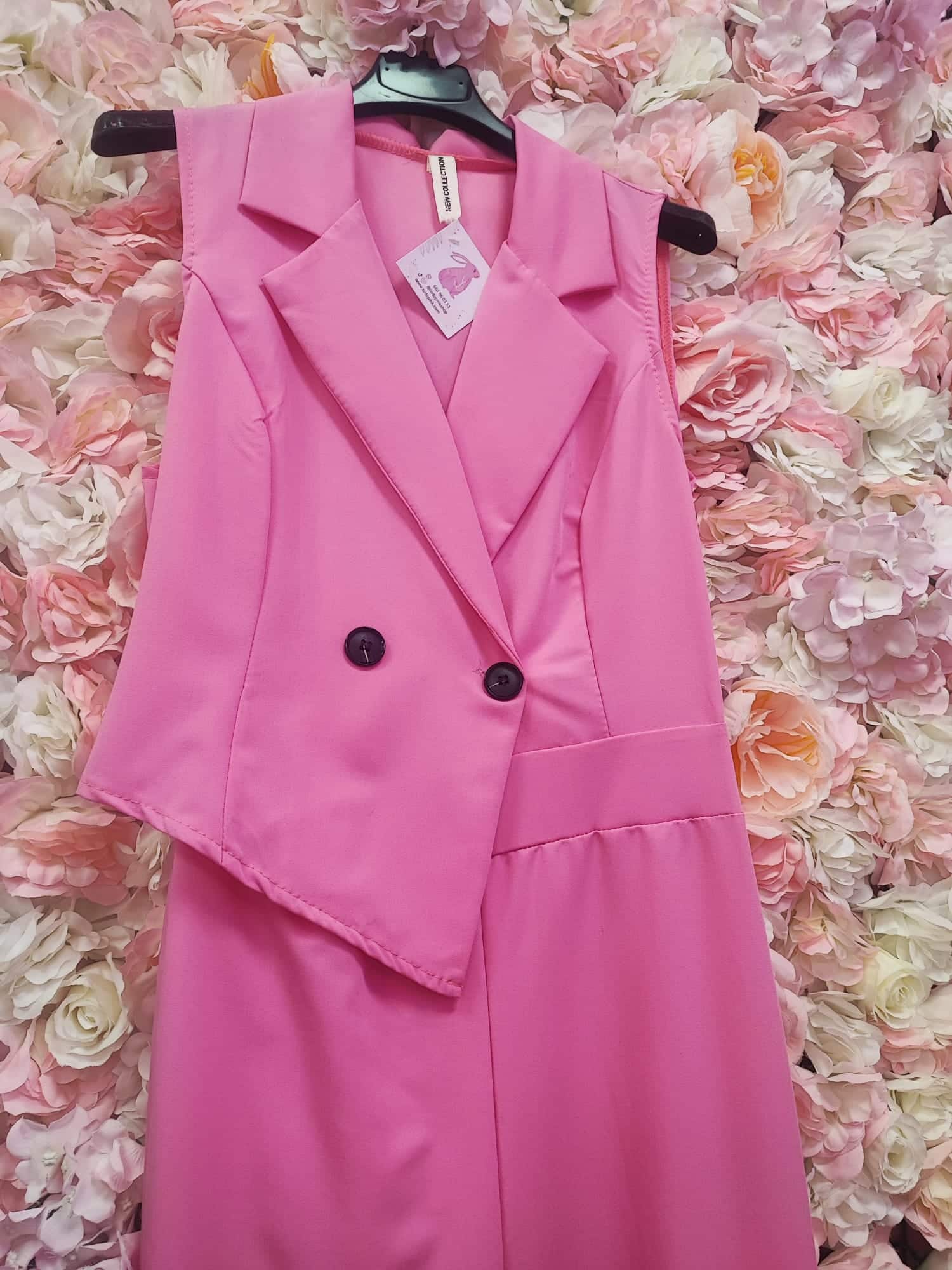 Mono largo elegante rosa - Imagen 3