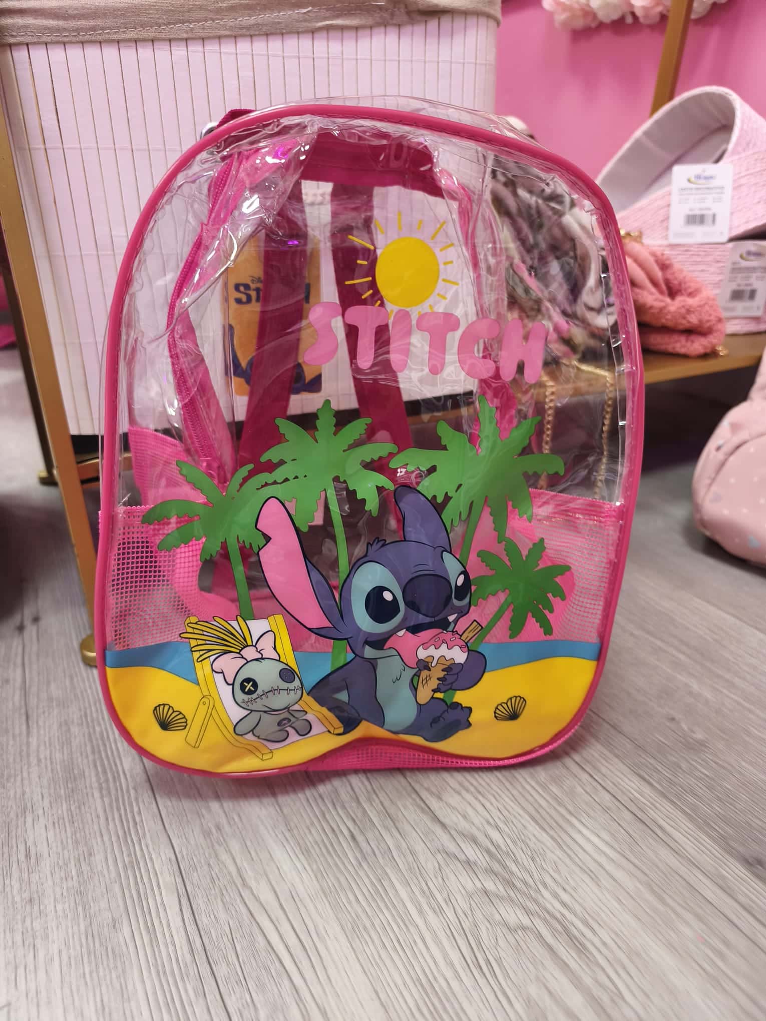 Mochila para playa Stitch
