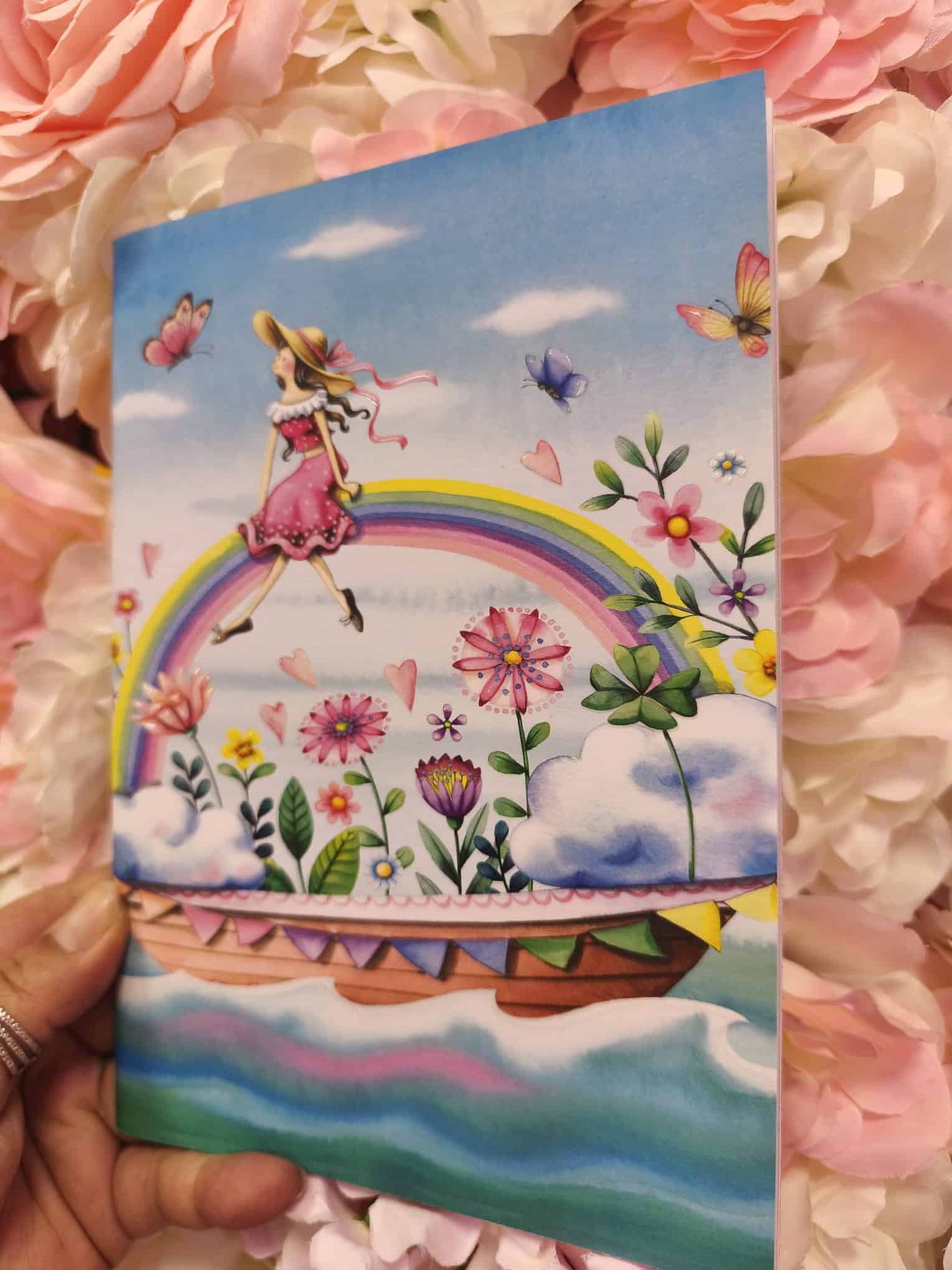 Cuaderno niña arcoíris - Imagen 2
