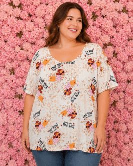 Camiseta curvy perro love you