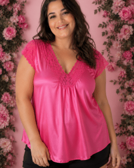 Lencera curvy fucsia