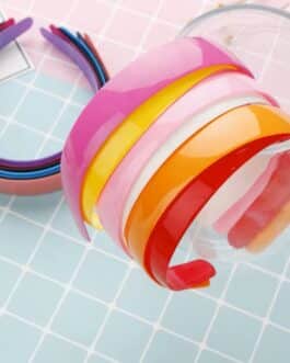 Diadema ancha de colores
