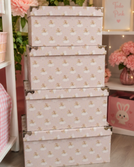 Cajas de almacenaje conejitos