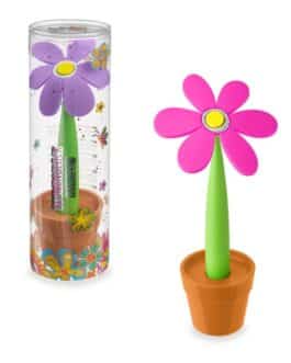 Bolígrafo flor en maceta