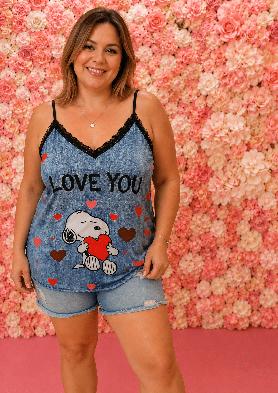 Lencera curvy Snoopy