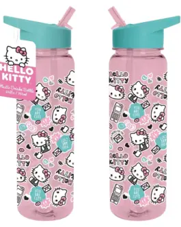 Botella plástico Hello Kitty