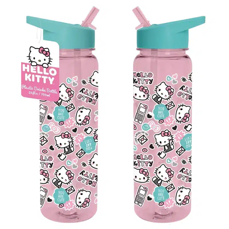 Botella plástico Hello Kitty