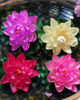 Nenúfar flotante decorativo