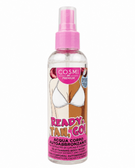 Agua corporal bronceadora