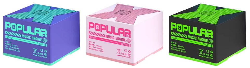 Mini altavoz rosa - Imagen 2