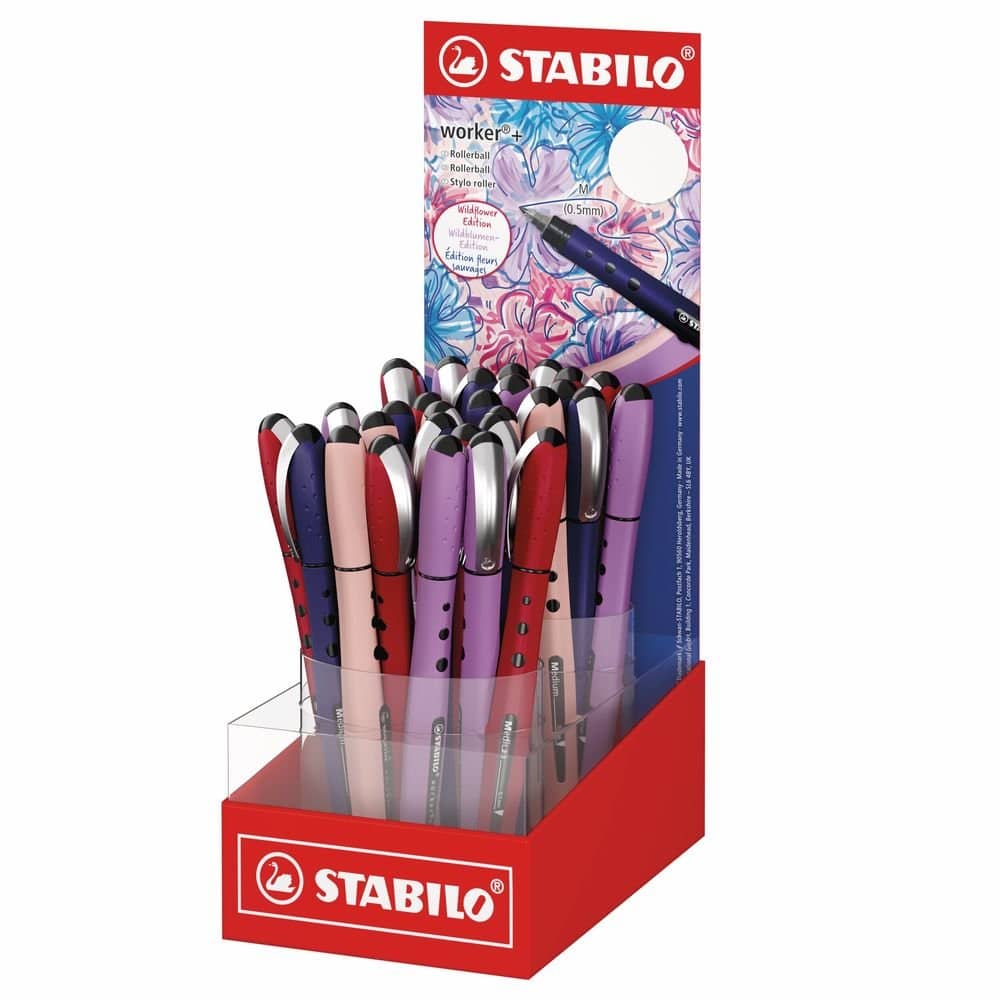 Bolígrafo Stabilo flowers edition