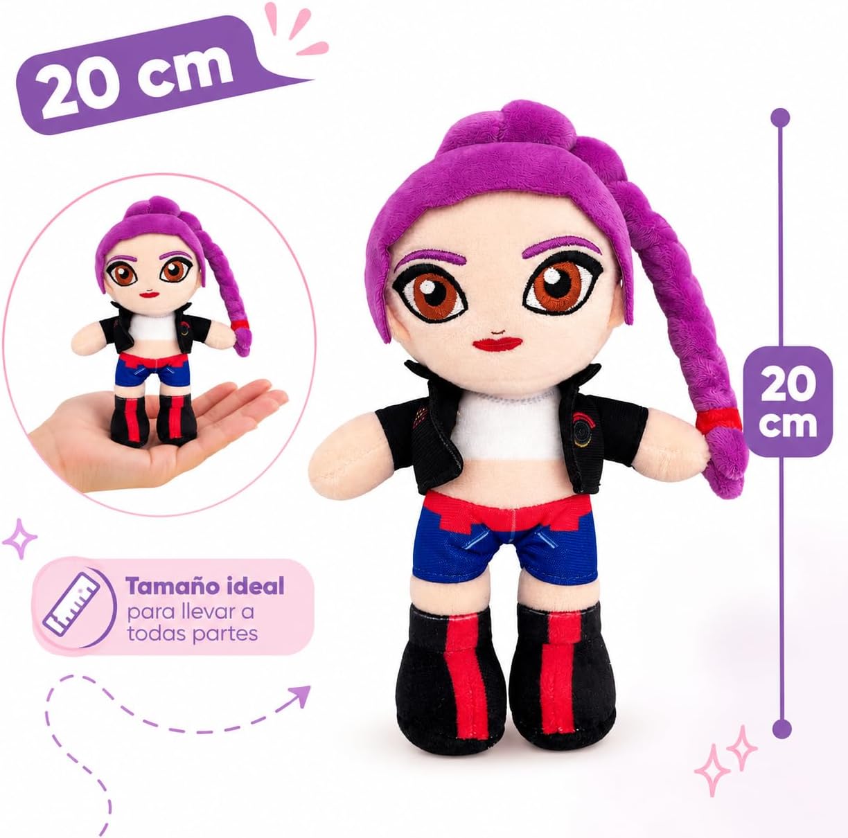 Peluche Rumi K pop Demon hunters - Imagen 3