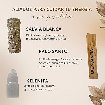 Kit palo santo limpieza energética - Imagen 2