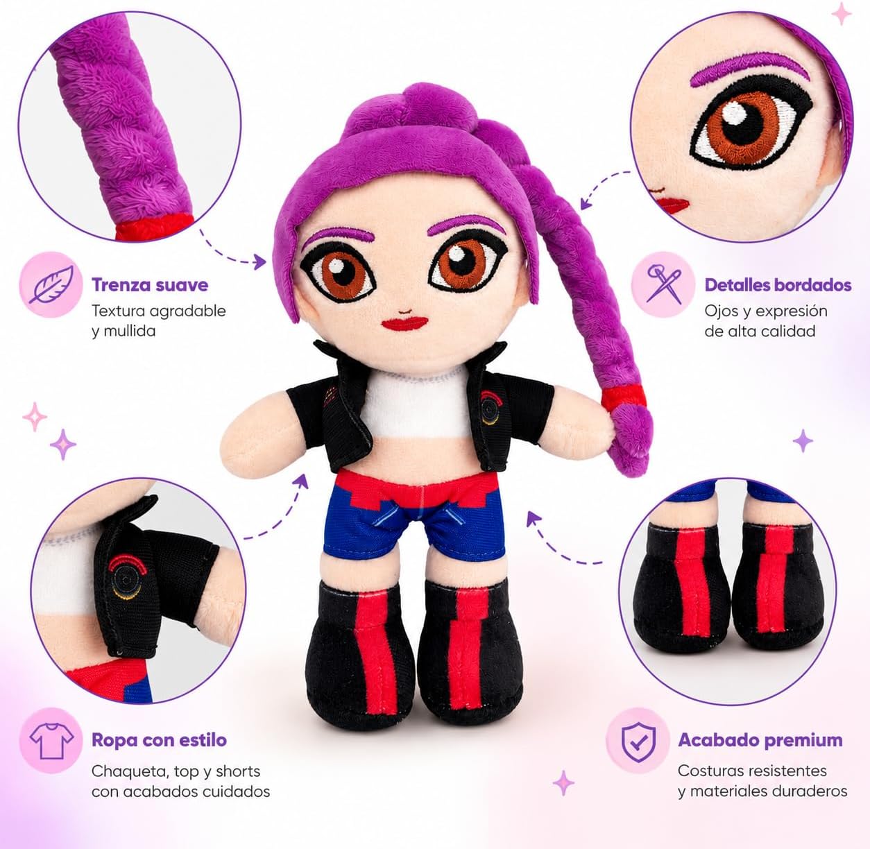 Peluche Rumi K pop Demon hunters - Imagen 4