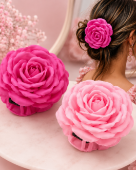 Pinza para el pelo flores