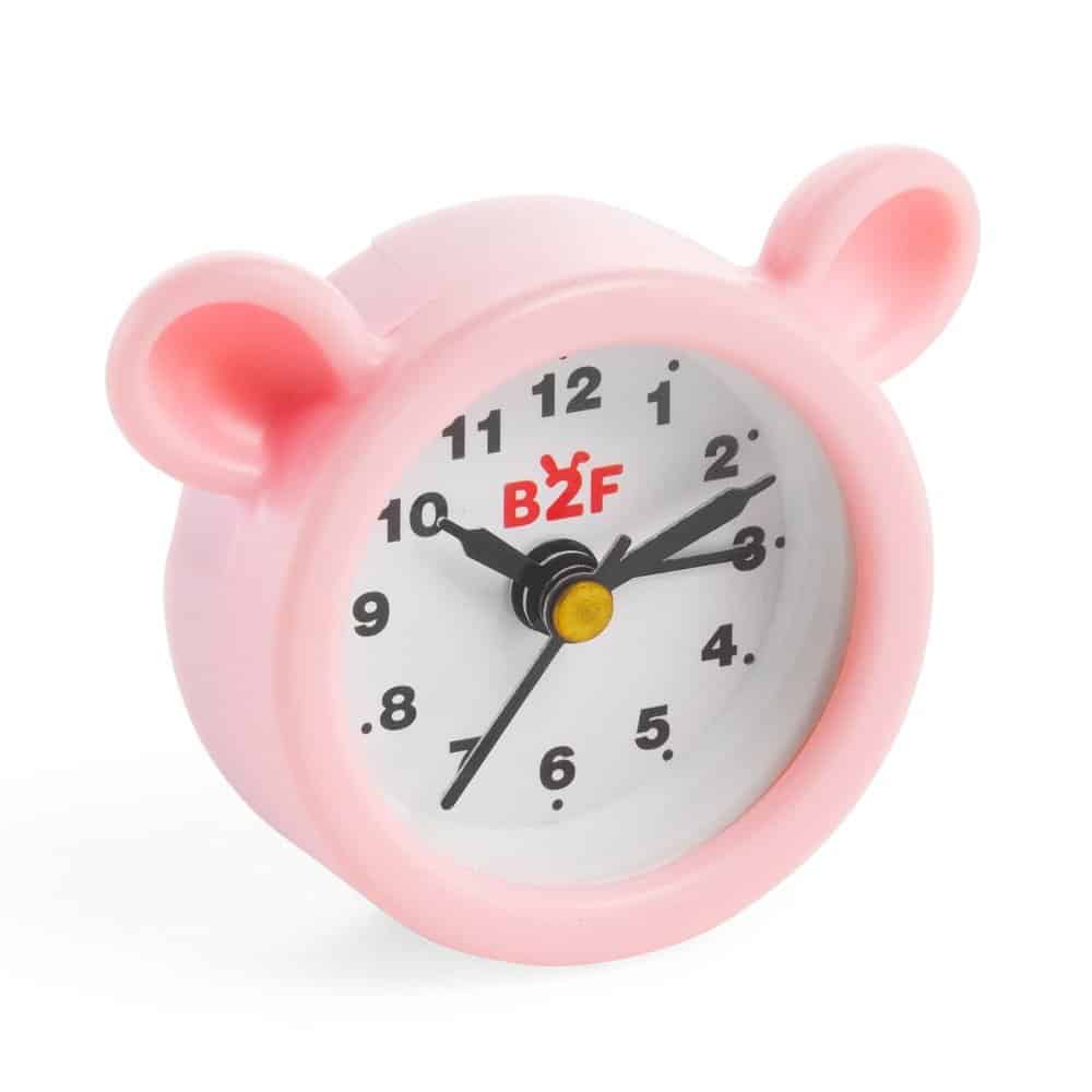 Mini despertador osito rosa