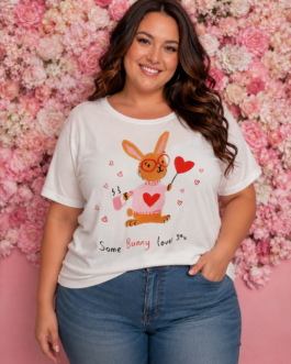 Camiseta Bunny love you