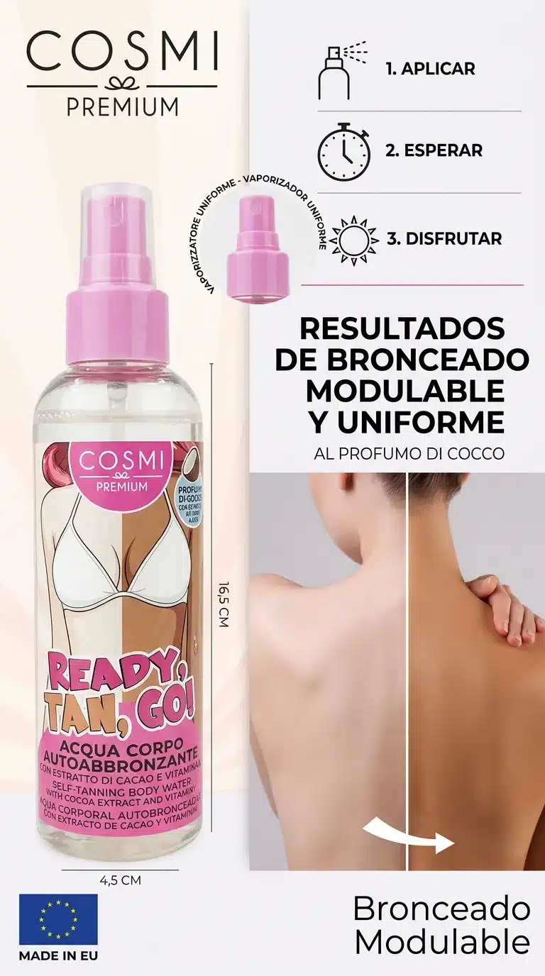 Agua corporal bronceadora - Imagen 3