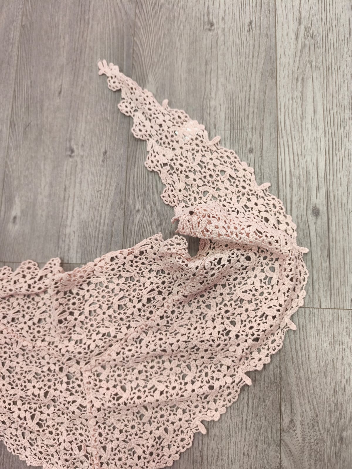 Pañoleta crochet flores - Imagen 3