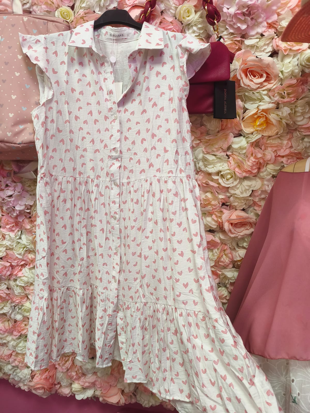 Vestido camisero corazones - Imagen 2