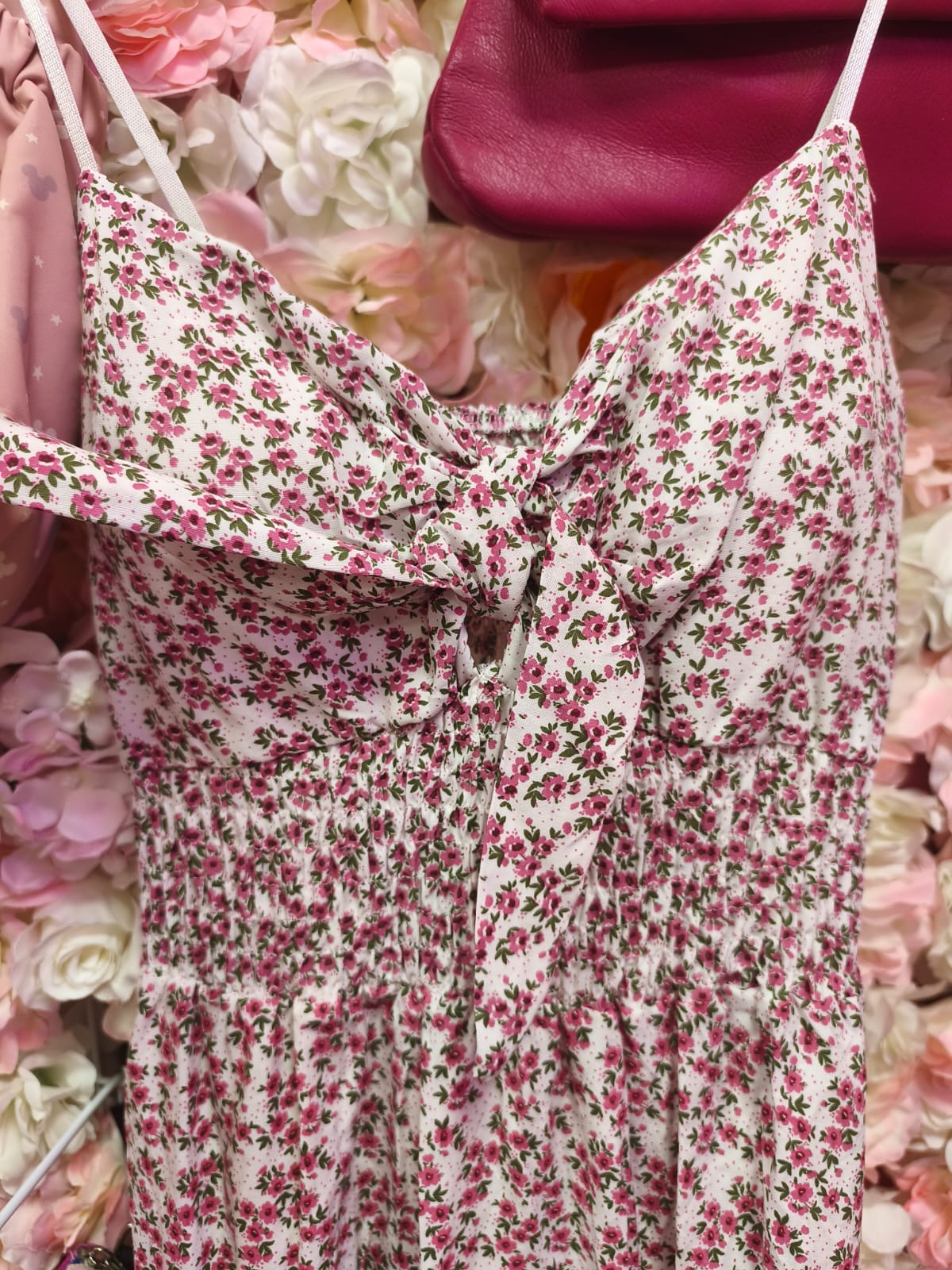 Vestido florecitas lazada - Imagen 2