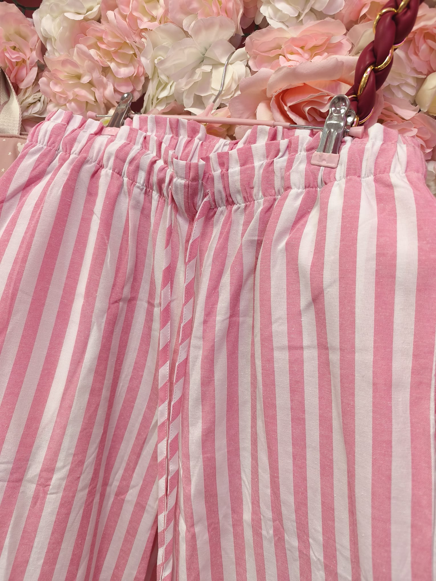 Pantalón rayas rosas y blancas - Imagen 4