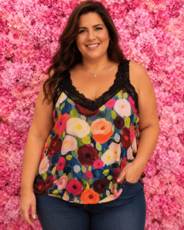 Lencera curvy flores
