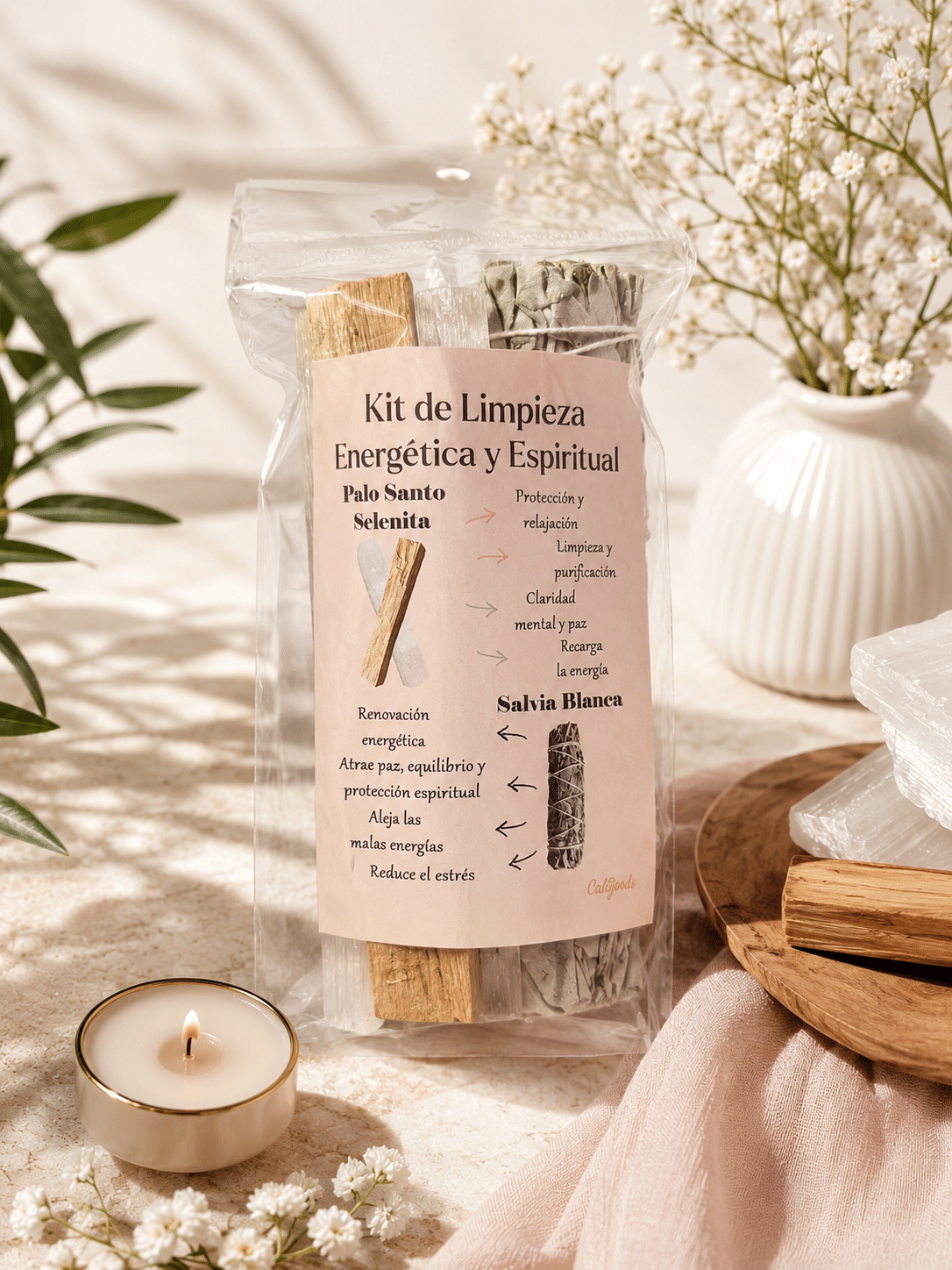 Kit palo santo limpieza energética