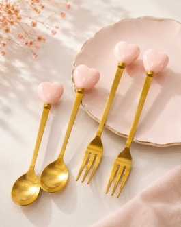 Cuchara o tenedor corazón