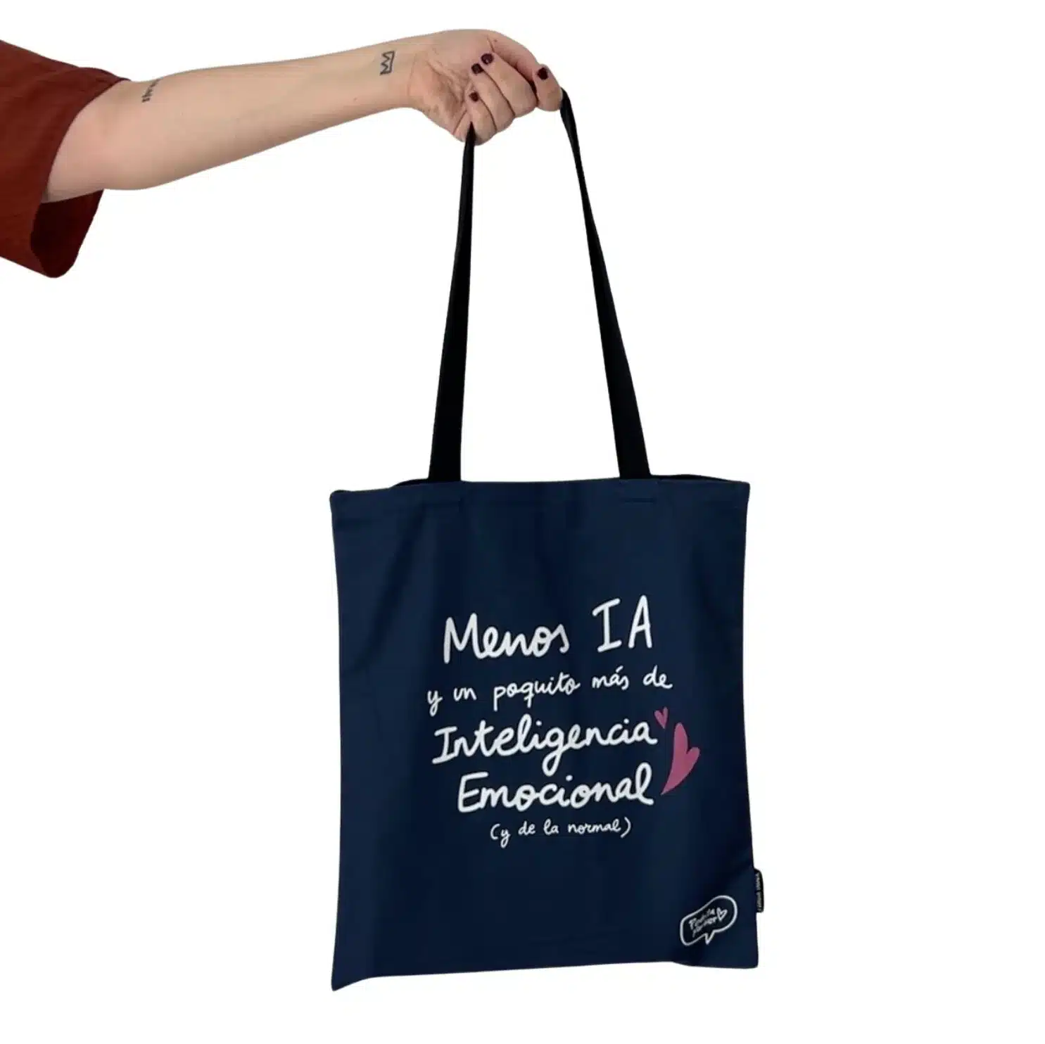 Totebag Menos IA más inteligencia emocional