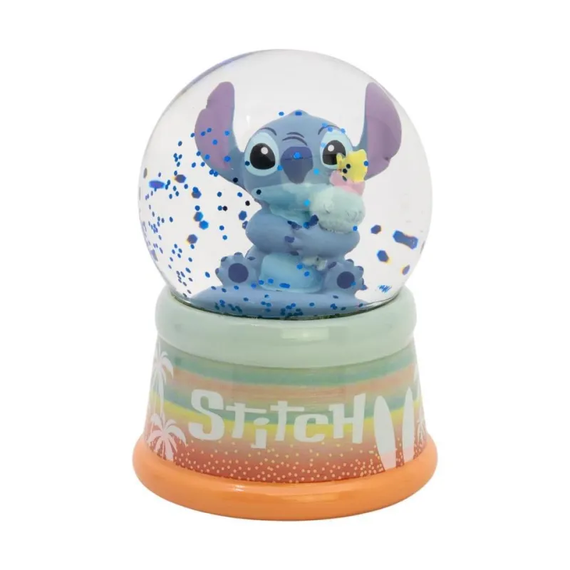 Bola cristal Stitch y Angel