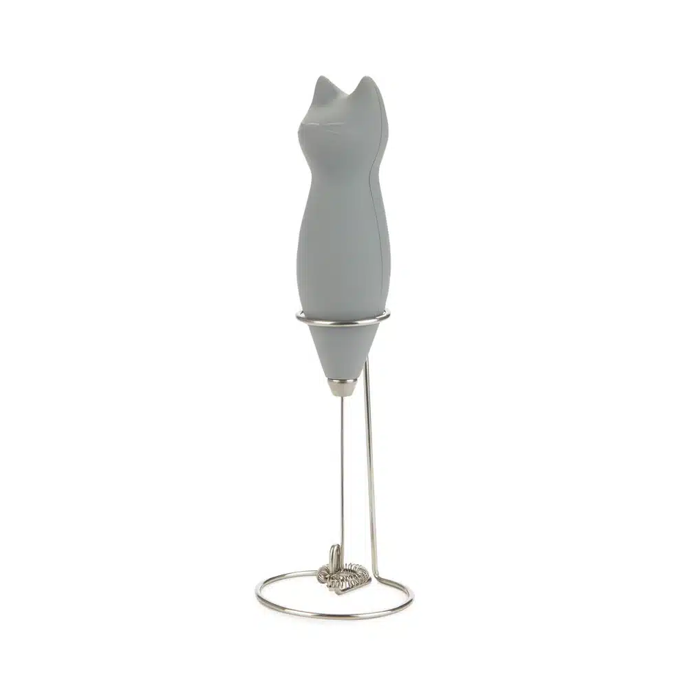 Espumador de leche gato