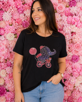 Camiseta Elefante con brillos