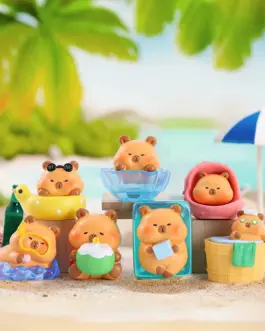 Blind box capibara beach holyday