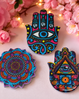 Imanes mandala mano de Fátima