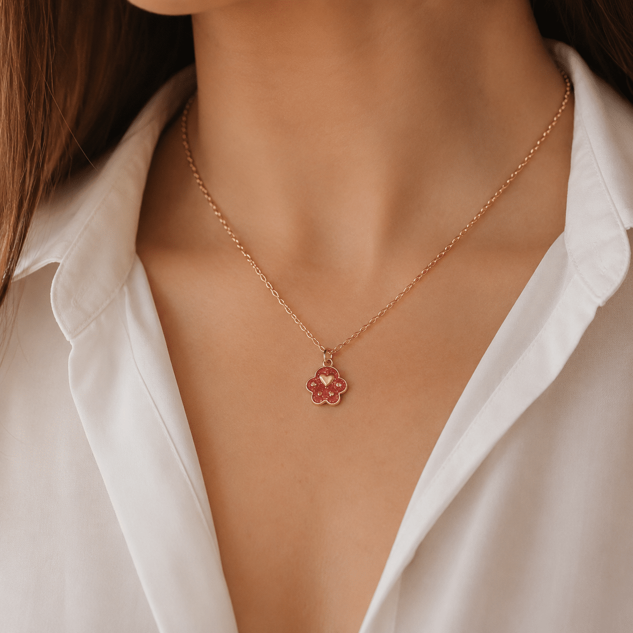 Collar acero huella