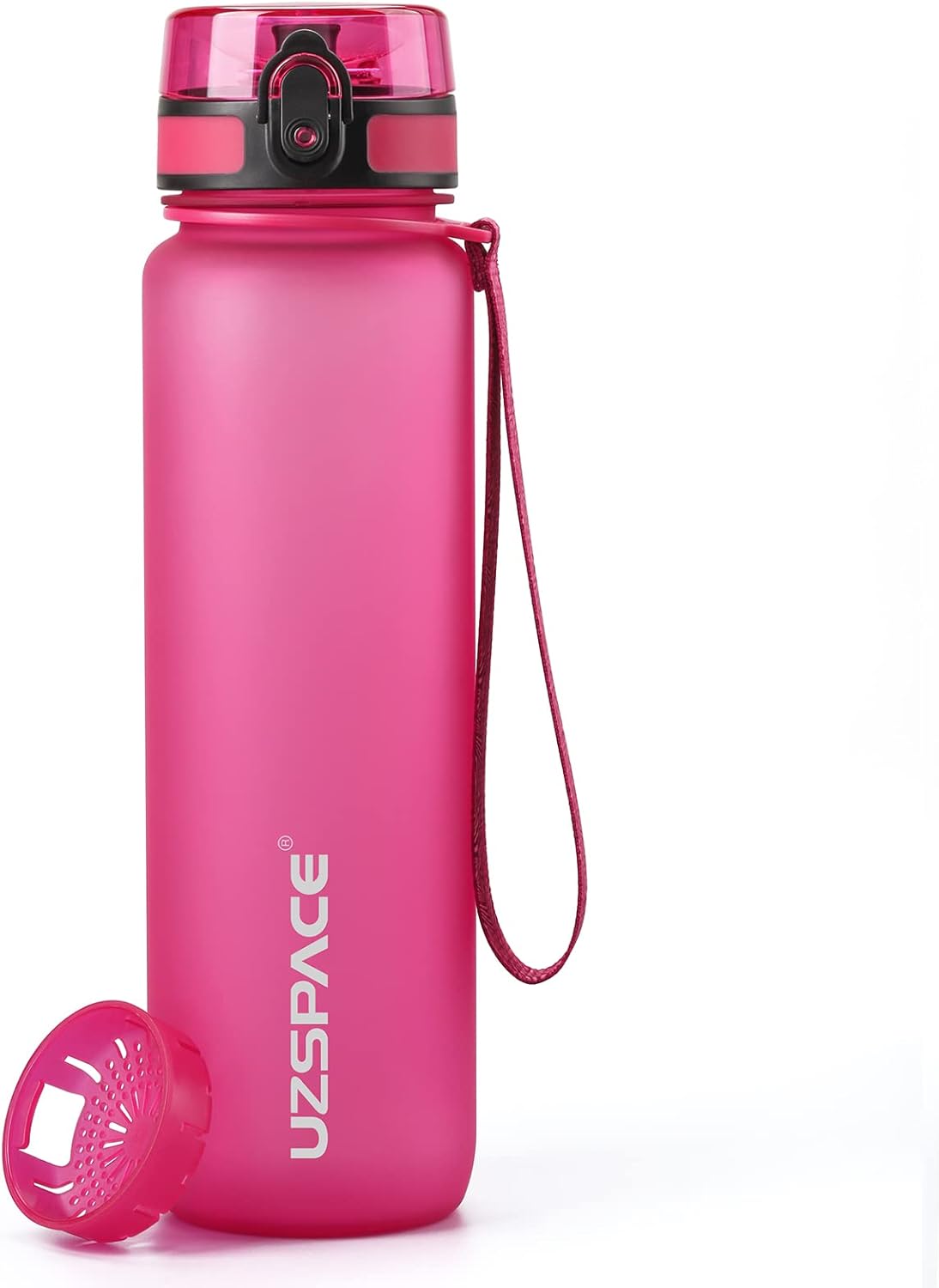Botella deportiva space rosa