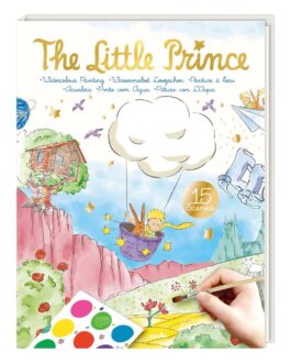 Libro colorear acuarelas El Principito
