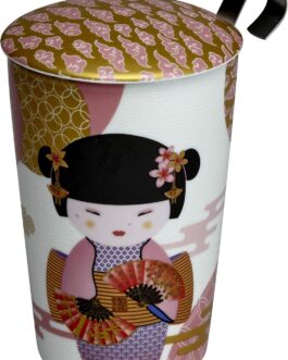 Taza con infusor Kokeshi