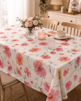 Mantel ecotex flores