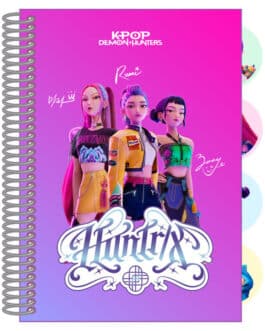 Mini libreta A7 K pop Demon hunters