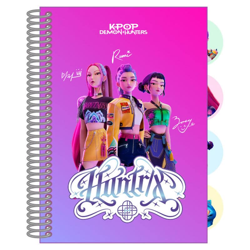 Mini libreta A7 K pop Demon hunters