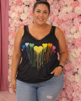 Lencera corazones de colores