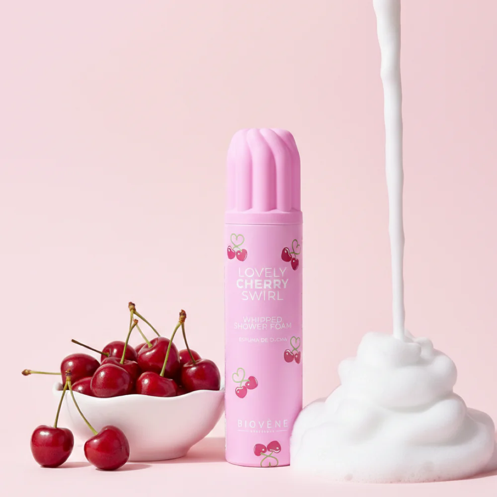 Espuma de baño cereza