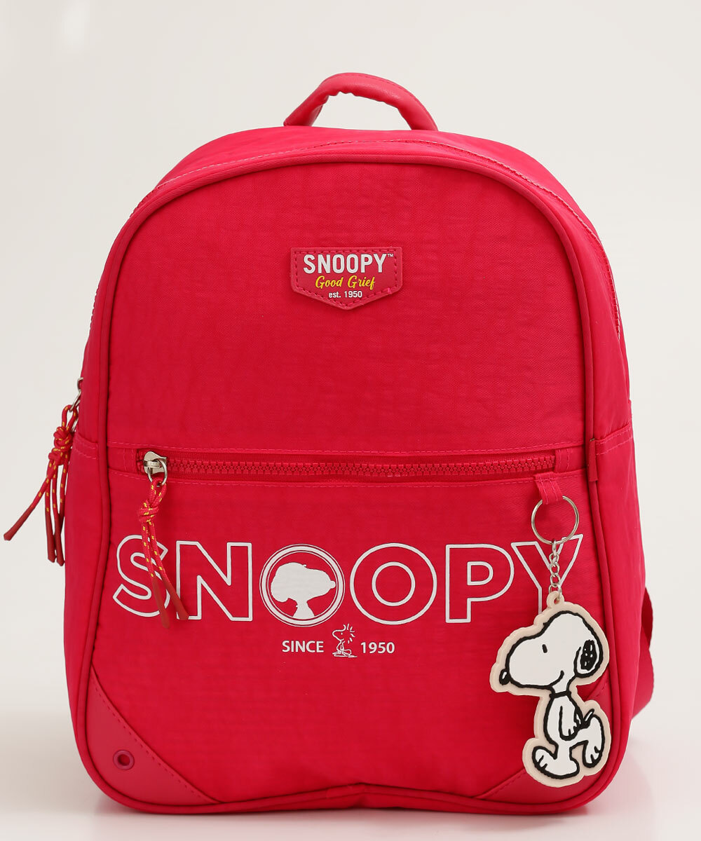 Mochila con bolsillos Snoopy