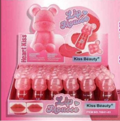 Labiales efecto mousse osito