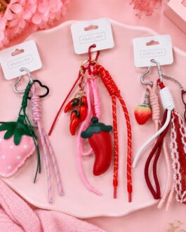 Llaveros decorativos frutas