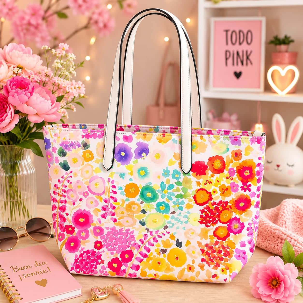 Bolsos florales colores - Imagen 2